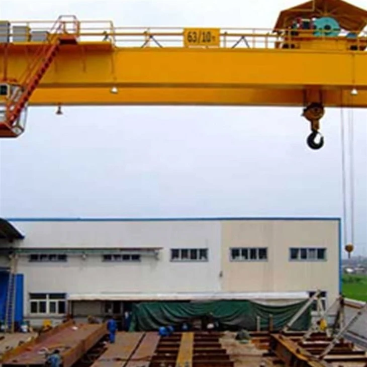Ground Rail Double Girder Gantry Crane factory